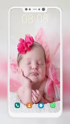 Cute Baby Wallpaper android App screenshot 1