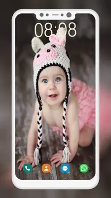 Cute Baby Wallpaper android App screenshot 2