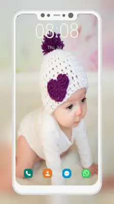 Cute Baby Wallpaper android App screenshot 5